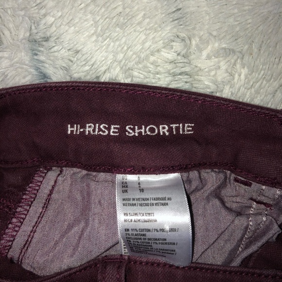 maroon shorts - Picture 4 of 4